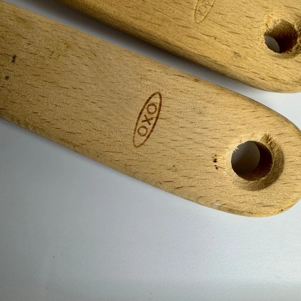 OXO Good Grips‎ Wooden Spoon and Turner Spatula Set Beech Wood Kitchen Utensils